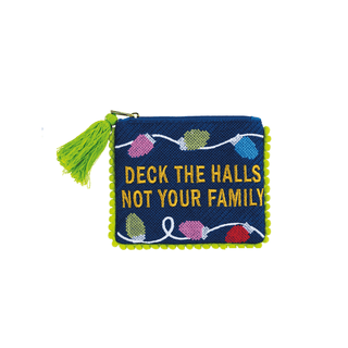 Deck The Halls Pom Case - Boutique Bella BellaCoin Purse