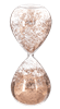 Decorative Glitter Glass Timer - Boutique Bella Belladecorations