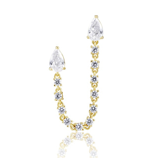 Delilah Double Stud Earring - Boutique Bella BellaEarring