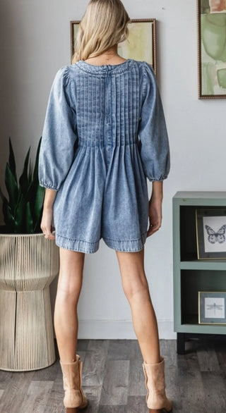 Denim Diva Romper - Boutique Bella BellaRomper