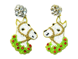 Derby Winner's Circle Horse Earrings - Boutique Bella BellaEarrings
