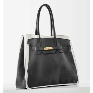 Designer Dream Canvas Tote - Black - Boutique Bella BellaTote Bag