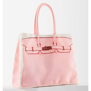 Designer Dream Canvas Tote - Pink - Boutique Bella BellaTote Bag