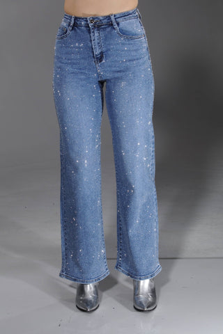 Diamond Dust Denim - Medium Blue - Boutique Bella BellaJeans