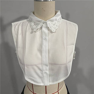 Diamond Studded Detachable Shirt Collar - Boutique Bella BellaBling Fabric Collar