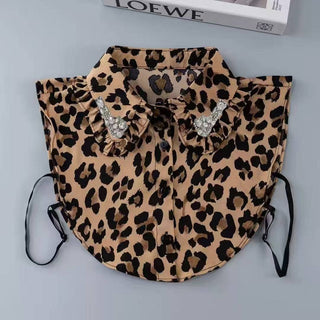 Diamond Studded Detachable Shirt Collar - Boutique Bella BellaBling Fabric Collar