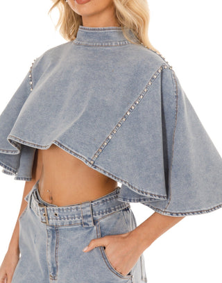 Diamond Trail Denim Set - Boutique Bella BellaSet