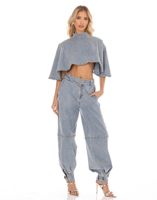 Diamond Trail Denim Set - Boutique Bella BellaSet