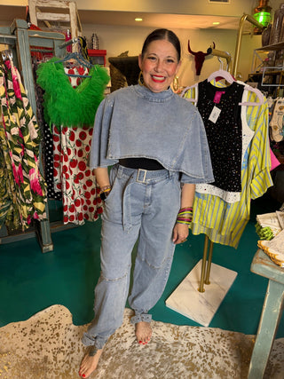 Diamond Trail Denim Set - Boutique Bella BellaSet