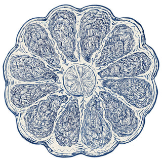 Die - cut Blue Oyster Plate Placemat - Boutique Bella BellaPlacemats