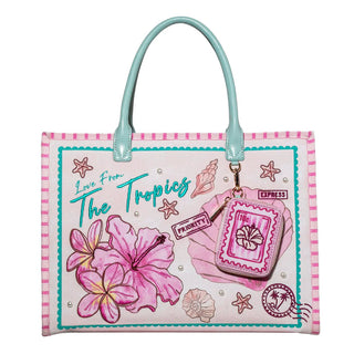 DiFerdinando - Love from the Tropics Tote Bag - Boutique Bella BellaHandbag