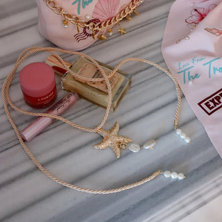 Diferdinando - Sea Darling Starfish Rope Necklace - Boutique Bella BellaNecklace