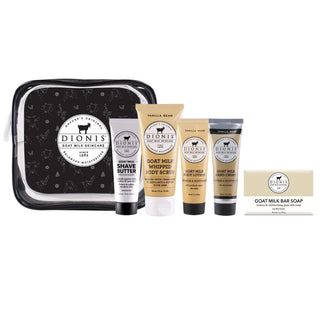 DIONIS Vanilla Bean Travel Set, 6 Piece - Boutique Bella Bellatravel set