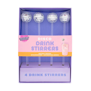 Disco Drink Stirrers-4 Pack - Boutique Bella Belladrinkware
