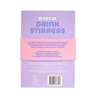 Disco Drink Stirrers-4 Pack - Boutique Bella Belladrinkware
