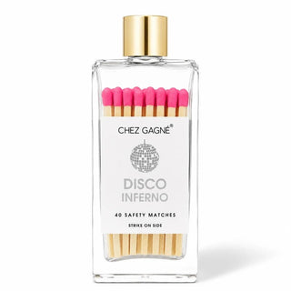 Disco Inferno - Glass Bottle Safety Matches - Boutique Bella BellaMatches