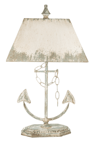 Distressed Anchor Lamp - Boutique Bella BellaLamp