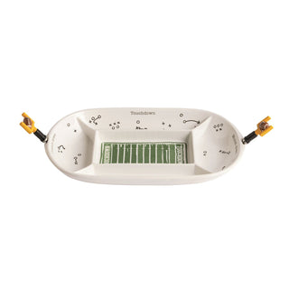 Divided Football Field Platter Set - Boutique Bella BellaServing Plate