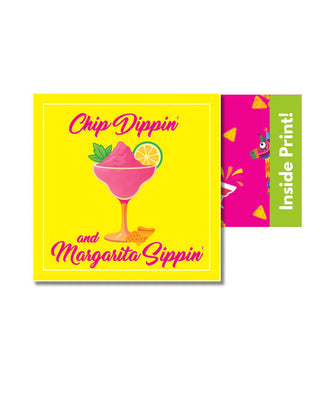 d'Marie "Chip Dippin’ and Margarita Sippin'" Cocktail Napkins (Pack of 20) - Boutique Bella BellaNapkins