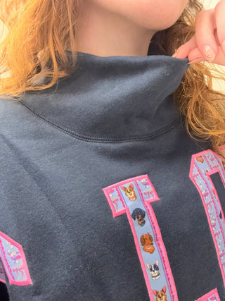 Dog Lover MockNeck - Boutique Bella BellaSweatshirt