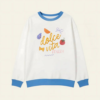 Dolce Vita Oversized Crew - Boutique Bella BellaLong Sleeve Top