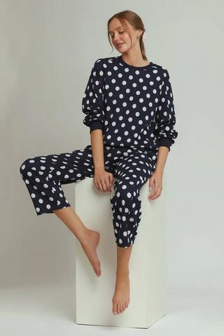 Dot On Trend Barrel Pants - Boutique Bella BellaBottoms