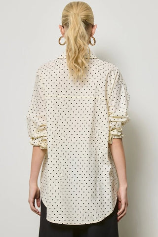 Dot Your Day Oversized Shirt - Boutique Bella Bellashirt