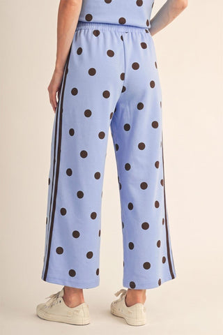 Dotty Darling Periwinkle Pant - Boutique Bella BellaPants