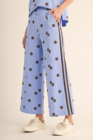 Dotty Darling Periwinkle Pant - Boutique Bella BellaPants