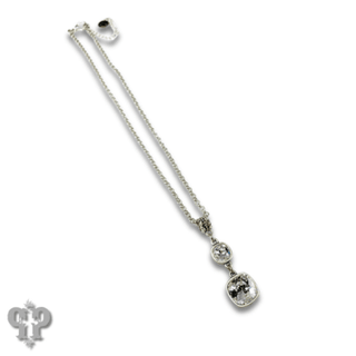 Double square Austrian crystal necklace - Boutique Bella BellaNecklaces