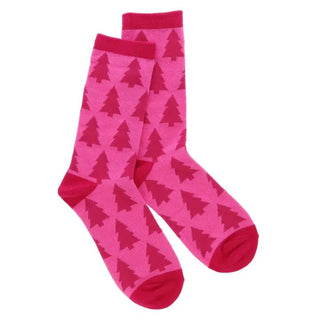 Dreaming of A Pink Christmas Tall Sock - Boutique Bella BellaSocks