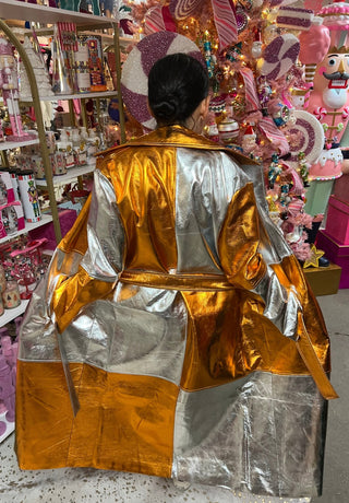 Dreamsickle Patchwork Coat - Boutique Bella BellaCoat