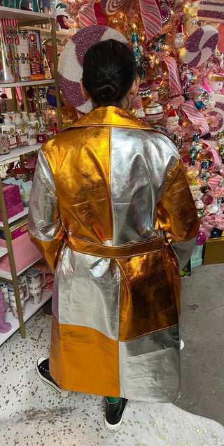 Dreamsickle Patchwork Coat - Boutique Bella BellaCoat