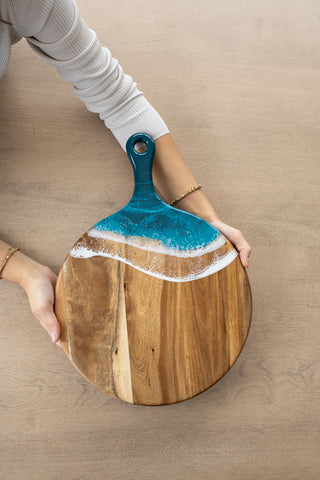 Cheese Paddle Acacia Boards - Ocean Vibes