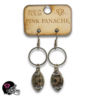 Football Game Day earring with Austrian crystals - LC