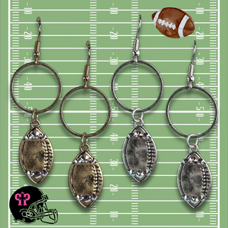 Football Game Day earring with Austrian crystals - LC
