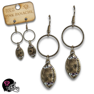 Football Game Day earring with Austrian crystals - LC