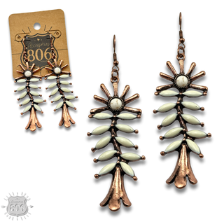Southwest flower earring - LC
