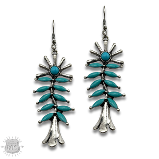 Southwest flower earring - LC