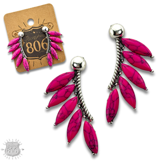 Marquise stone post earring - LC