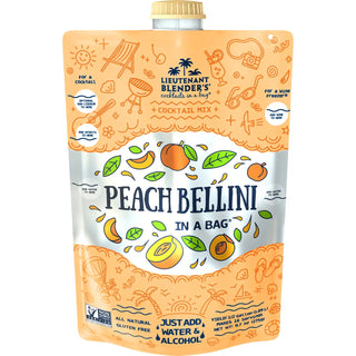 Peach Bellini in A Bag® Cocktail / Mocktail Slushie Mixer