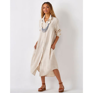 Earth & Ease Linen Dress - Boutique Bella BellaDress