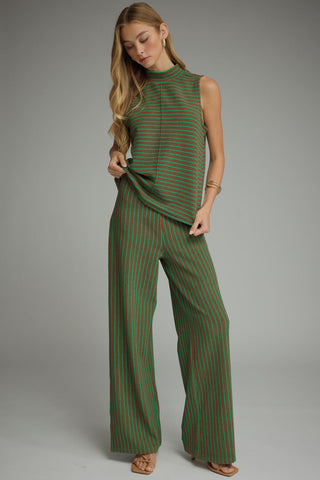 Earth & Ivy Stripe Pants - Boutique Bella BellaPants