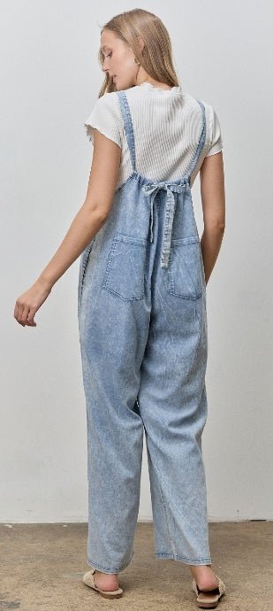 Easy Days Soft Denim Overalls - Boutique Bella BellaOveralls