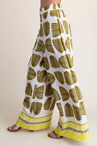 Easy Glam Olive Pants - Boutique Bella BellaPants