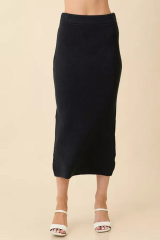 Ebony Ann Midi Skirt - Boutique Bella BellaSkirt