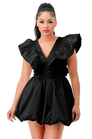 Eclipse Taffeta Dress - Boutique Bella BellaDress