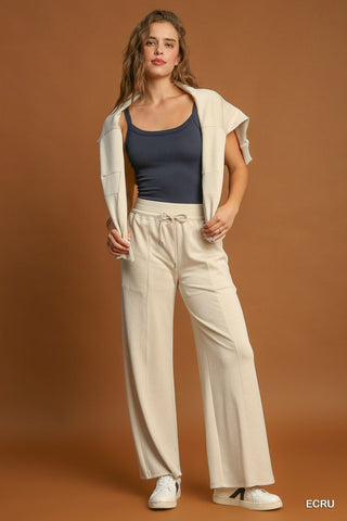 Ecru Butter Soft Sweatpants - Boutique Bella BellaSweatpants