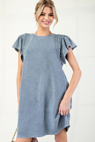 Slate Fade Denim Dress