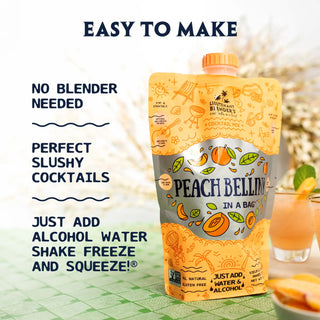 Peach Bellini in A Bag® Cocktail / Mocktail Slushie Mixer